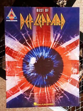 Hal Leonard Best of Def Leppard Guitar Tablature Songbook 176 pgs Like New!
